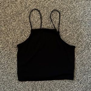 Black crop top